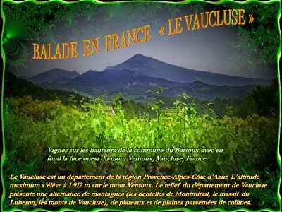 Balade en France – Le Vaucluse