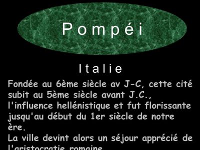 Pompéi et son histoire