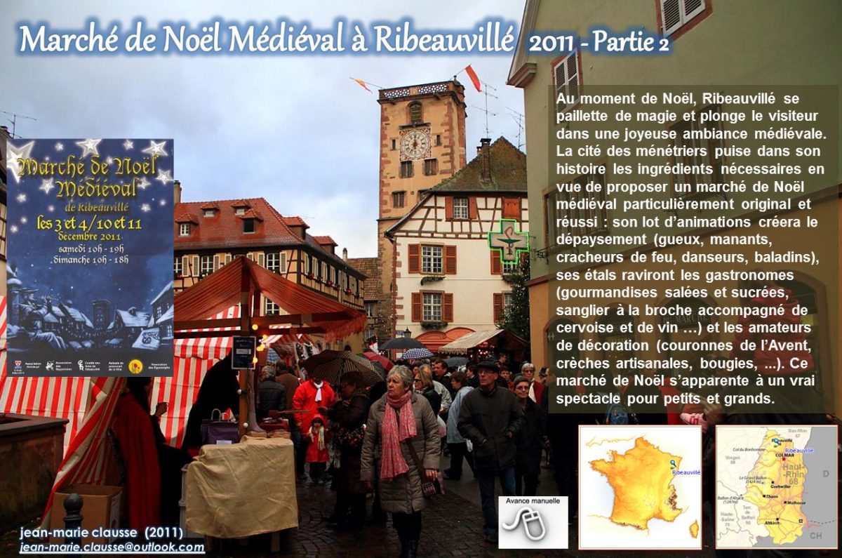 Marché de Noël Médiéval à Ribeauvillé – Seconde et dernière Partie