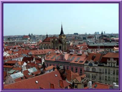 Prague - De la tour d'observation