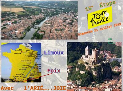 15ème étape du Tour de France chez l'Arié...Joie