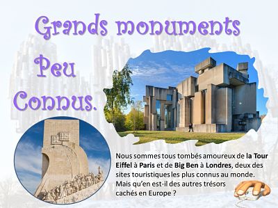 Grands monuments peu connus