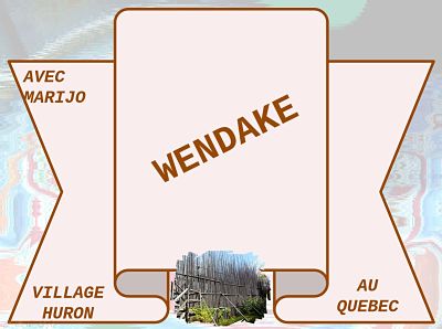 Wendake - Village huron au Quebec
