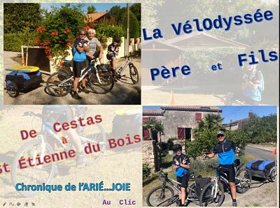 La Vélodyssée - Père et Fils - De Cestas à Saint-Etienne-du-Bois