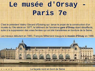 Le Musée d’Orsay
