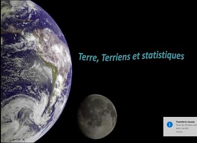 Terre, Terriens et Statistiques