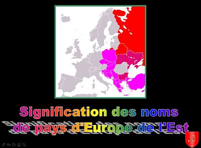 Origine des noms - Pays de l'Est