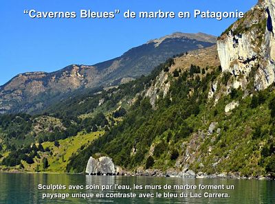 Cavernes bleues de marbre - Patagonie