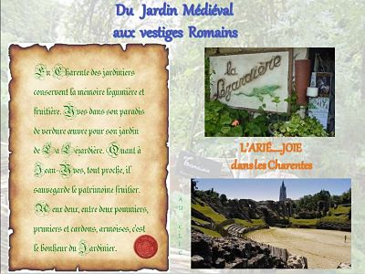 Du Jardin Médiéval aux Vestiges Romains Charentais - Le jardin de la Lézardière