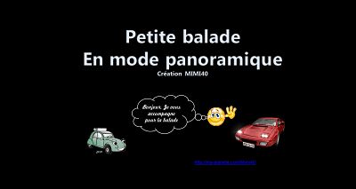 Petite balade en mode panoramique