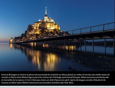 Le Mont Saint-Michel retrouve son caractère maritime