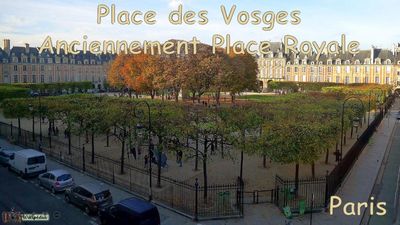 La place des Vosges à Paris et le Musée Victor Hugo
