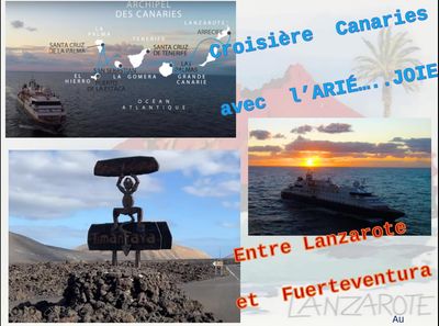 Croisière Canaries avec l'ARIÉ...JOIE - Entre Lanzarote et Fuerteventura